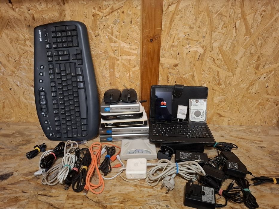 Zestaw sprzętu komputerowego/sieciowego router Apple Microsoft