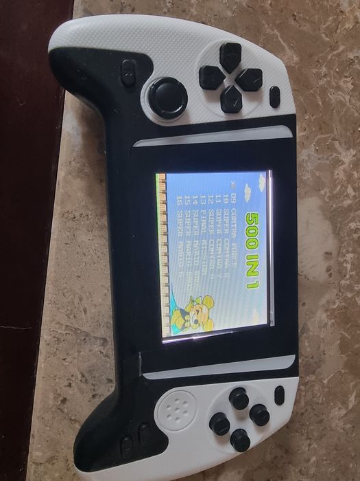 Consola retro como nova 500 jogos em 1.