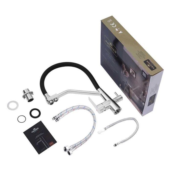 Мийка Luminex 6545 + кран з підключенням до фільтра Kroner+ополіскувач