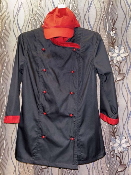 Кітель кухарський жіночий р.46-48+ фартух+кепка