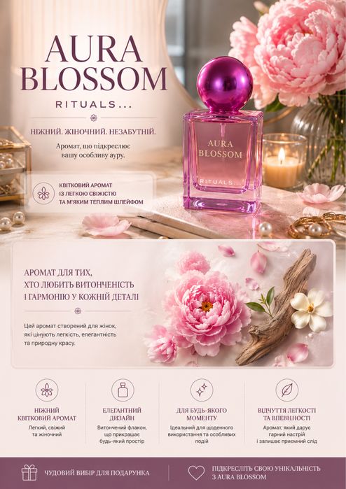 Rituals Aura Blossom Eau de Parfum 15 мл | Жіночий аромат