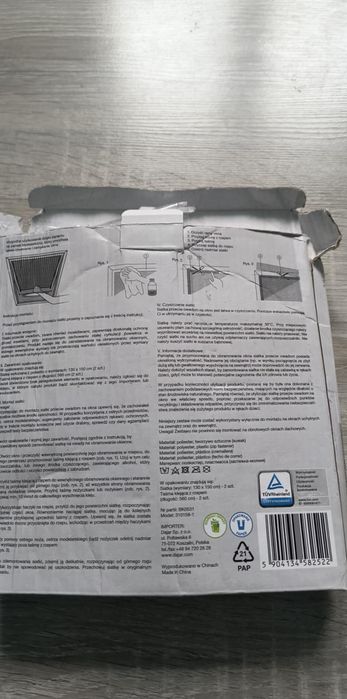 Siatka przeciw owadom na okno dachowe SMUKEE HOME (2 sztuki)