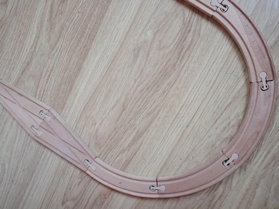 Drewniane tory ikea 31 elementów