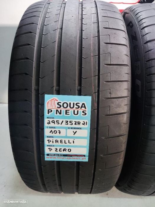 2 pneus semi novos 295-35r21 pirelli - oferta dos portes
