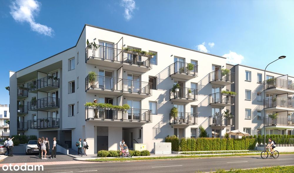 2-pokojowe mieszkanie 39m2 + balkon
