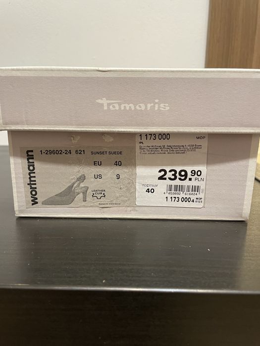 Buty na obcasie Tamaris
