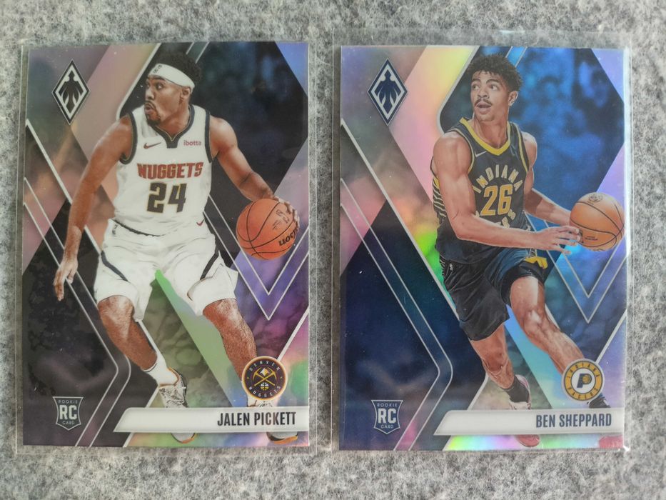 2 karty NBA Rookie 2023-24 Phoenix Silver Pickett Sheppard