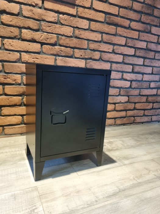 2 metalowe loftowe szafki