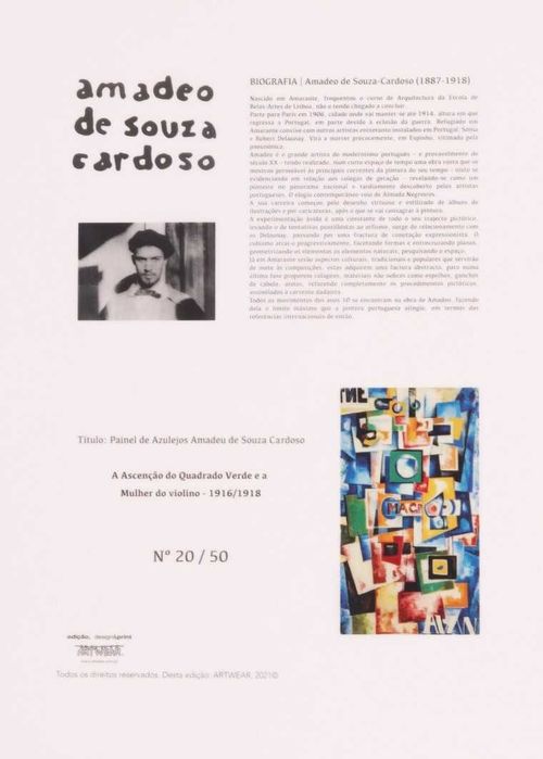 Amadeo de Souza Cardoso - Painel 28 Azulejos
