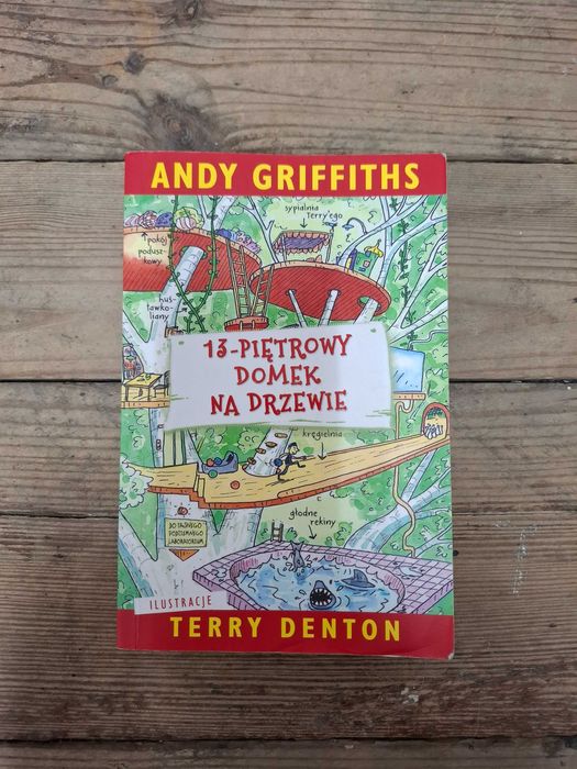 Książka A.Griffiths "13-piętrowy domek na drzewie", stan bdb