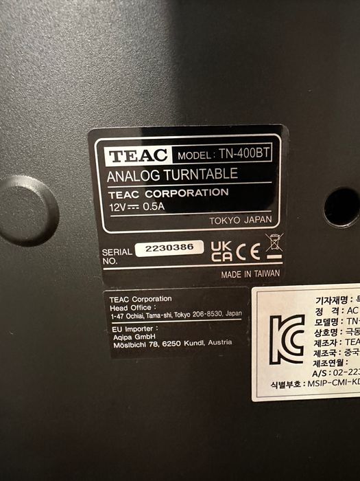Gramofon TEAC TN-400 BT Orzech