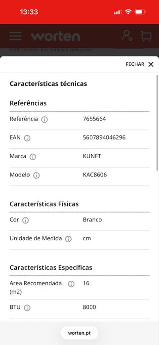 Ar condicionado portátil