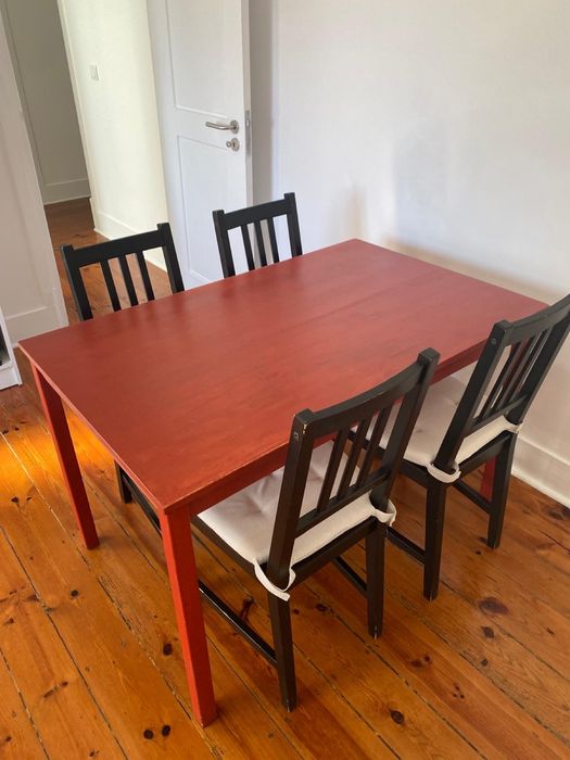 Mesa e cadeiras ikea