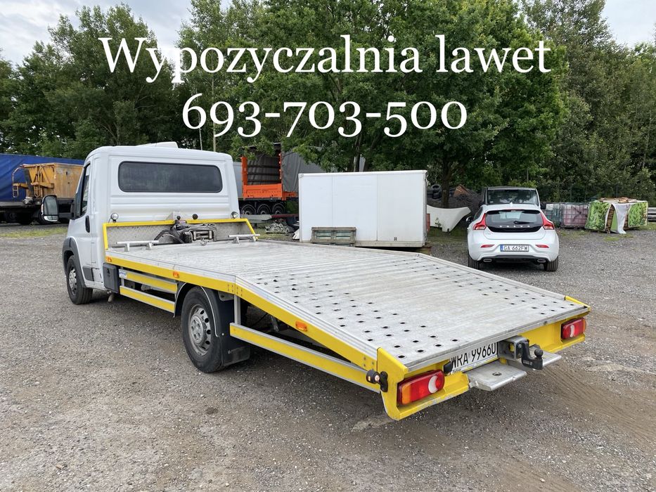 Wypozyczalnia lawet, wynajem autolawety transport aut