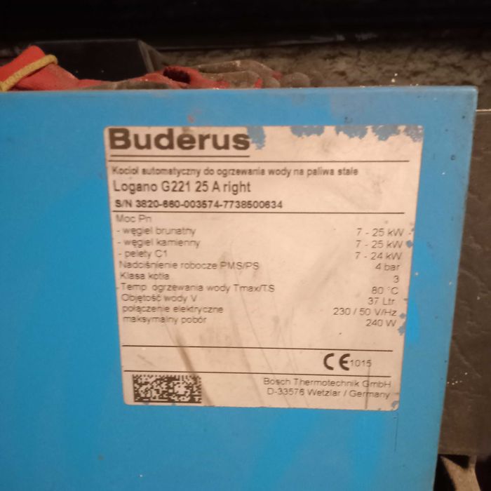 Części do kotła CO Buderus