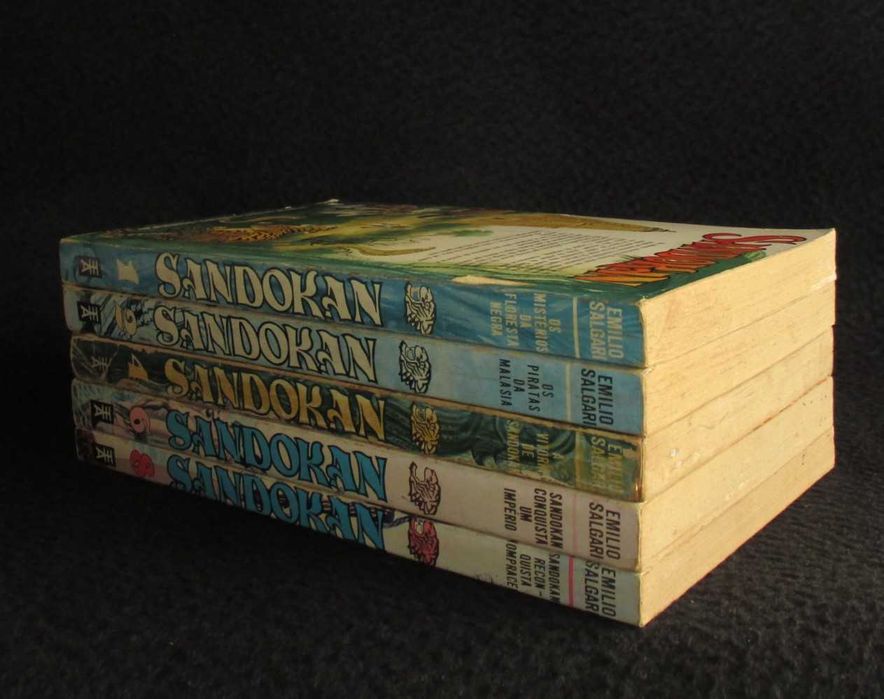 Livros Sandokan Emilio Salgari 1977