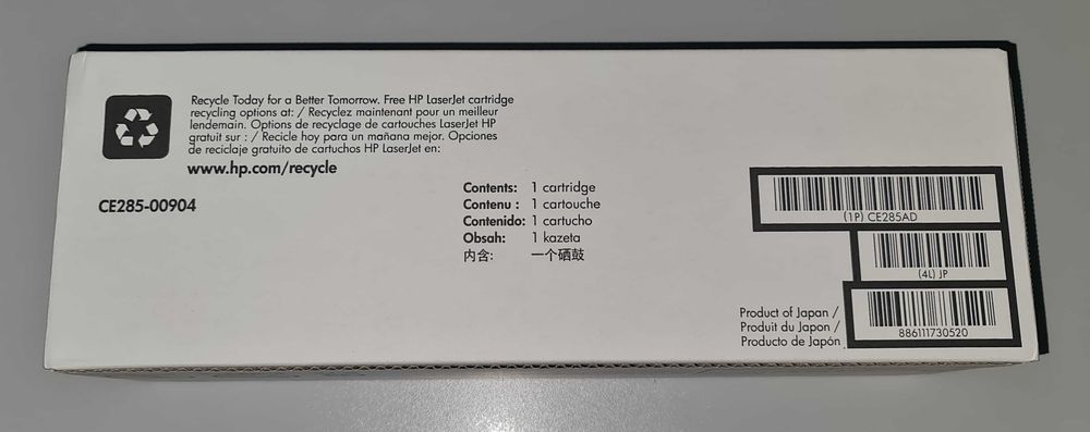 Toner original HP 85A (CE285A) NOVO