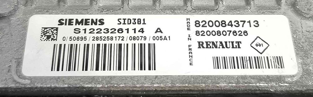Centralina Motor / ECU 8200843713 - RENAULT MEGANE II Hatchback Van