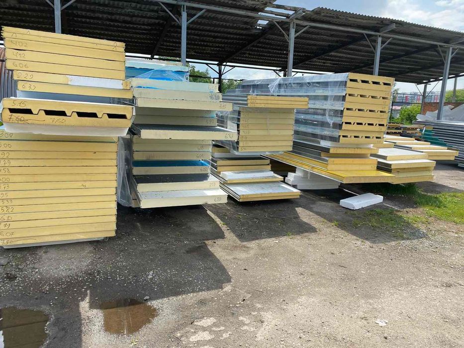 Сендвіч-Панелі (Другий сорт, в використанні НЕ були!!)