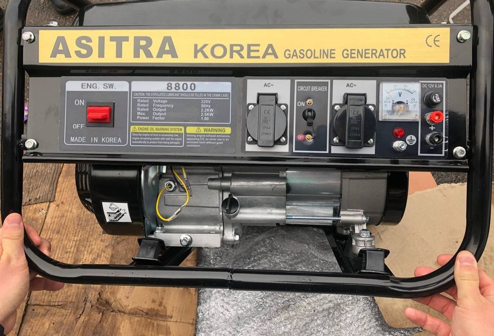 Розпродаж!!!Бензиновий генератор Asitra Korea 2.5 кВт
