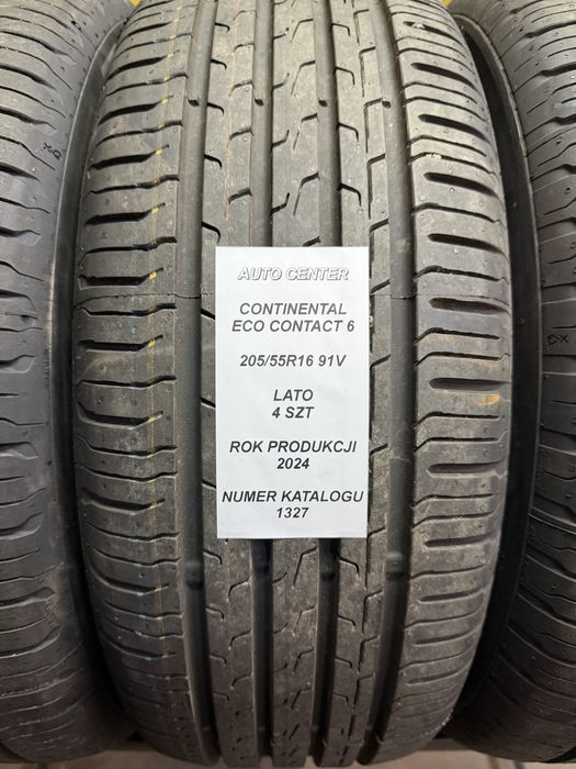 Opony letnie 205/55R16 91V Continental Eco Contact 6 | 2024 | Jak nowe