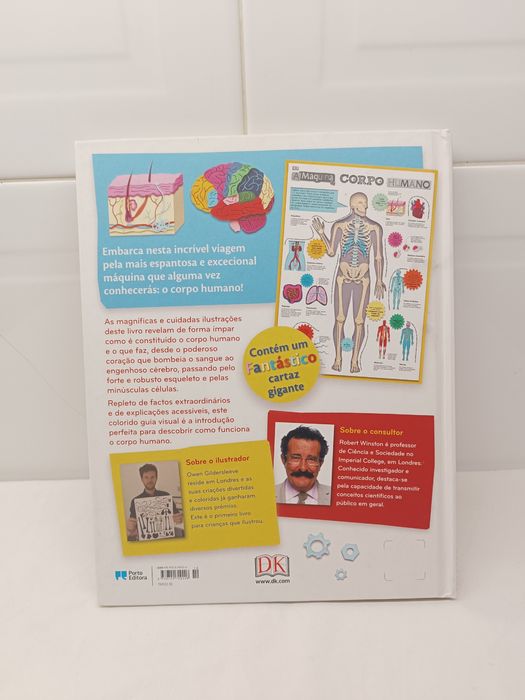 A Máquina do Corpo Humano. Livro educativo.