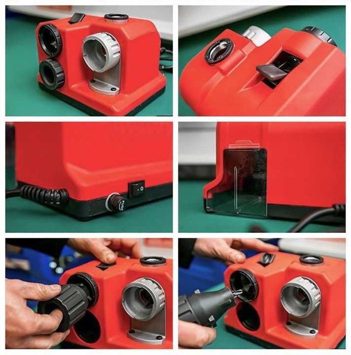 Ostrzałka do ostrzenia wierteł elektryczna  WIERTEŁ 3-13 MM 80W