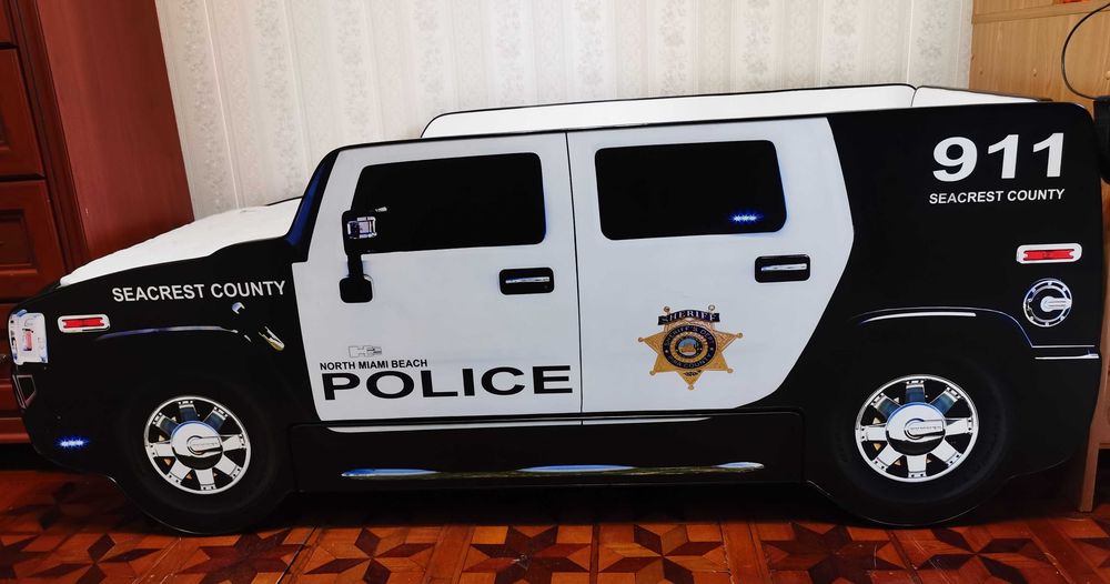 Ліжко машина Джип hummer police