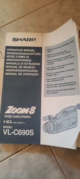 Vendo Camara de Filmar Antiga + Acessorios