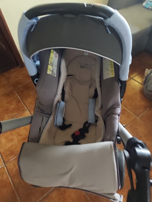 Carrinho de bebe + ovo + base isofix