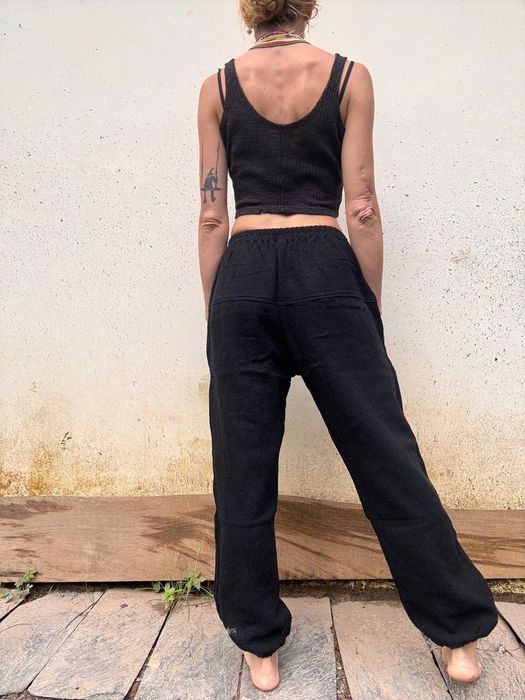 Spodnie wełniane czarne