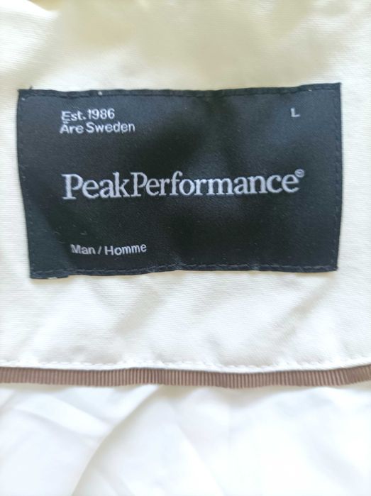 Nowa męska kurtka szwedka marki Peak Performance/ krem rozmiar L