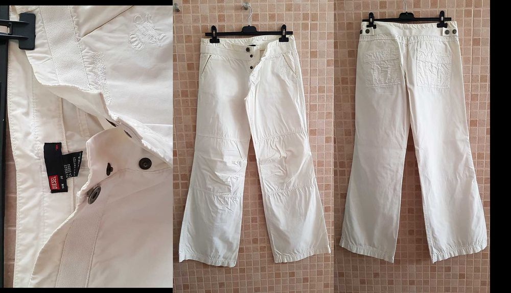 7 pares de calças Diesel, Mango, Tiffosi, Pimkie, Pull&Bear M36 (lote)