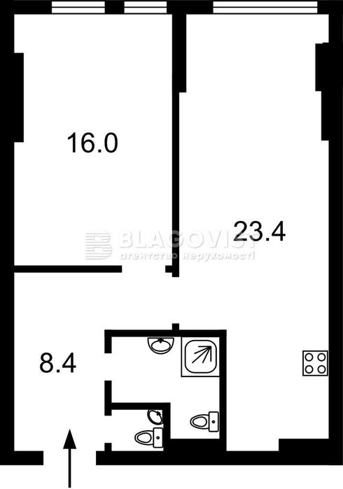 1-room apartment apartment by the address st. Beresteyskiy prospektpr t Pobedy (area 53 m²) - Atlanta.ua - photo 7