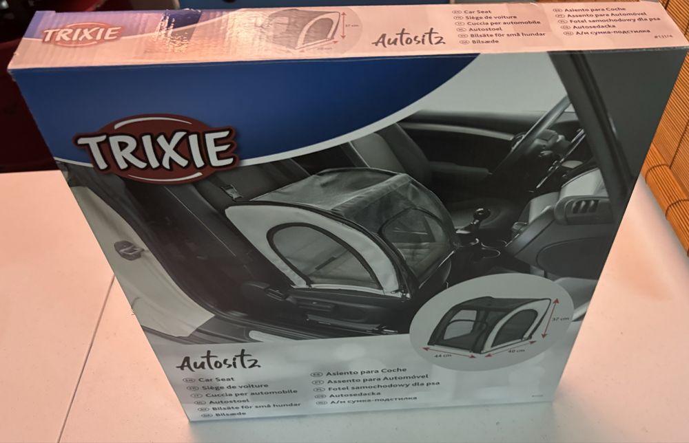 Assento automóvel para cão ou gato