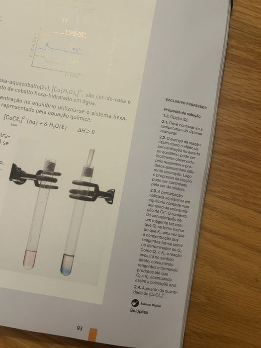 Manual e caderno de atividade do professor: Rumo à Química 11°ano