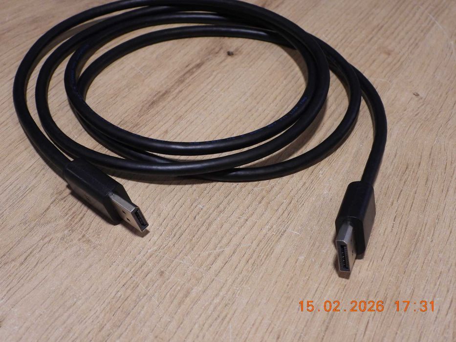 LIAN YING. DisplayPort Cable AWM  30V VW-1 Male to Male - 1,8m