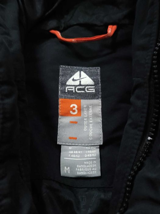 Nike ACG Extreme Winter Couche Jacket Mens Hooded Parka Full Black