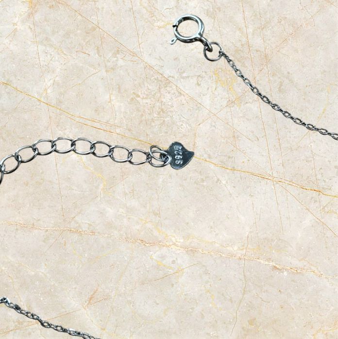 Bransoletka kółko ze srebra, bez marki, U