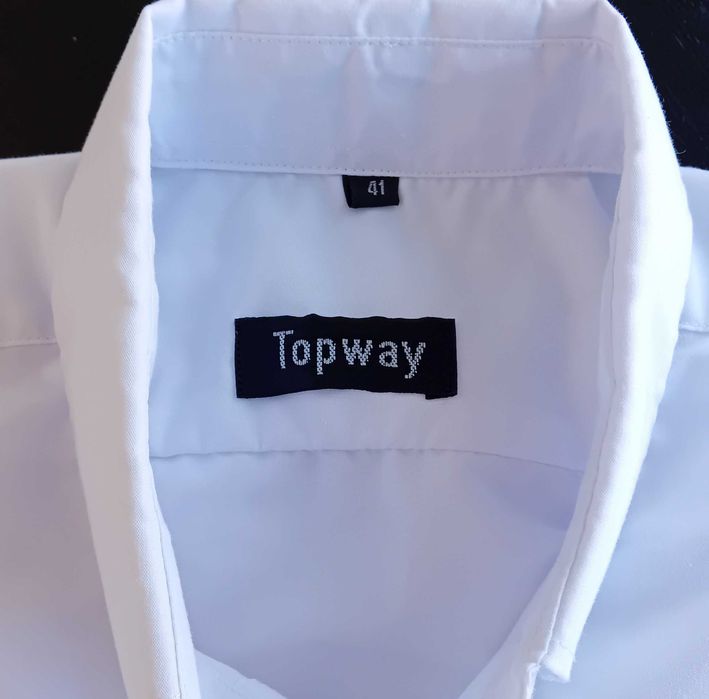 Camisa manga curta - branco - 41 - Topway