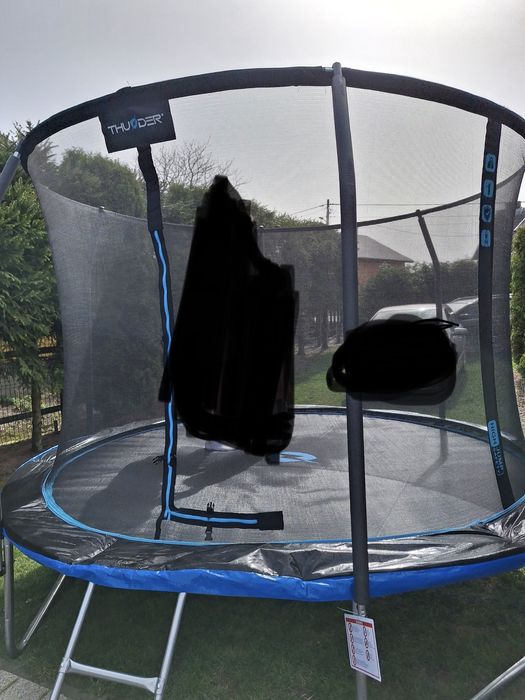 Trampolina Thunder jak nowa, średnica 312 cm. Wysokość 240 cm.