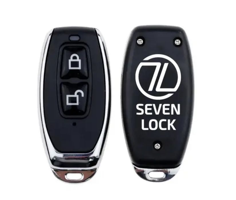 Розумний замок SEVEN LOCK SL-7769BF black (Врізна частина 6068)