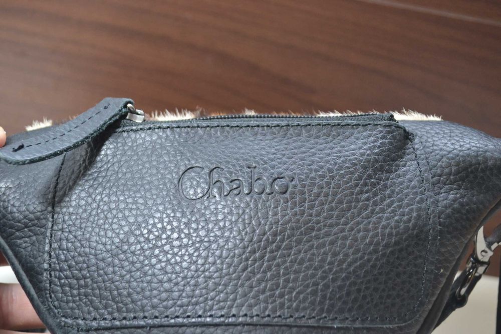 Chabo сумка поясная на пояс кожаная YKK унисекс бананка