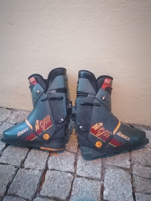 Skis botas stick para esquiar na neve