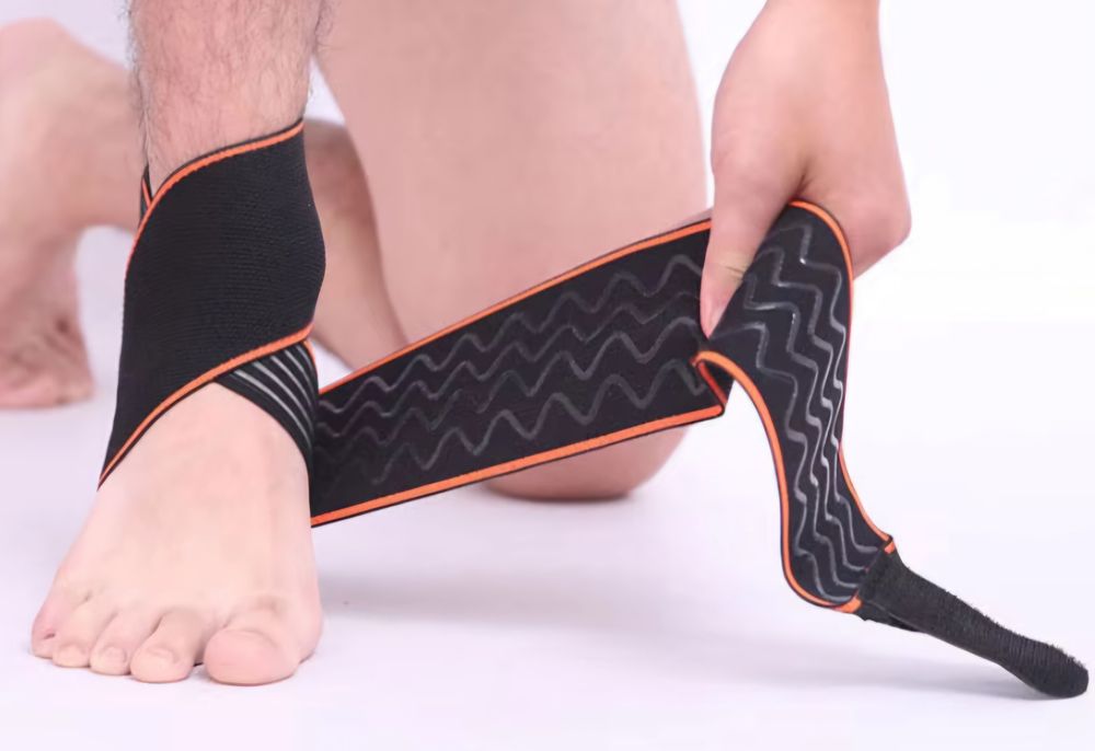 Pé elastico proteção de tornozelos