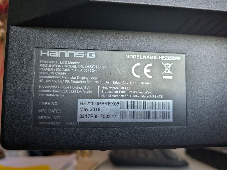 Monitor Hanns.G HE225DPB