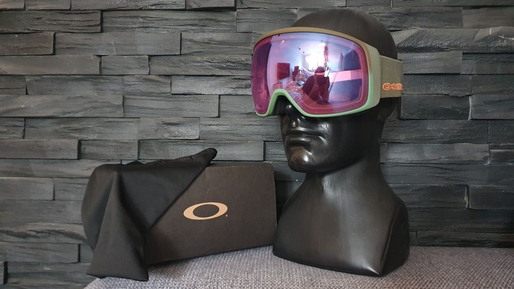 Gogle Oakley CUSTOM Flight Tracker L XL Fog PRIZM Iced Iridium S2 OTG