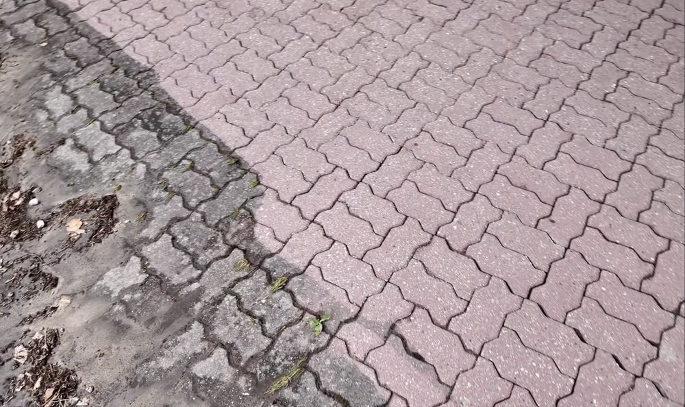 Mycie ciśnieniowe kostki brukowej oraz mycie elewacji
