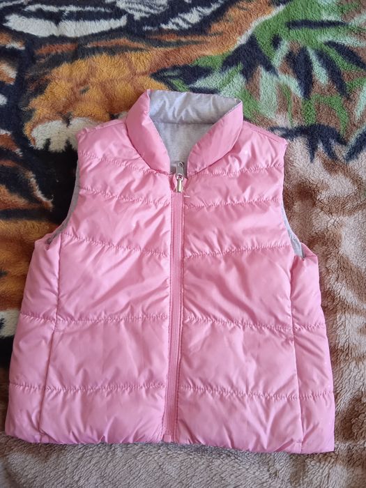 Жилет двухсторонний для девочки
