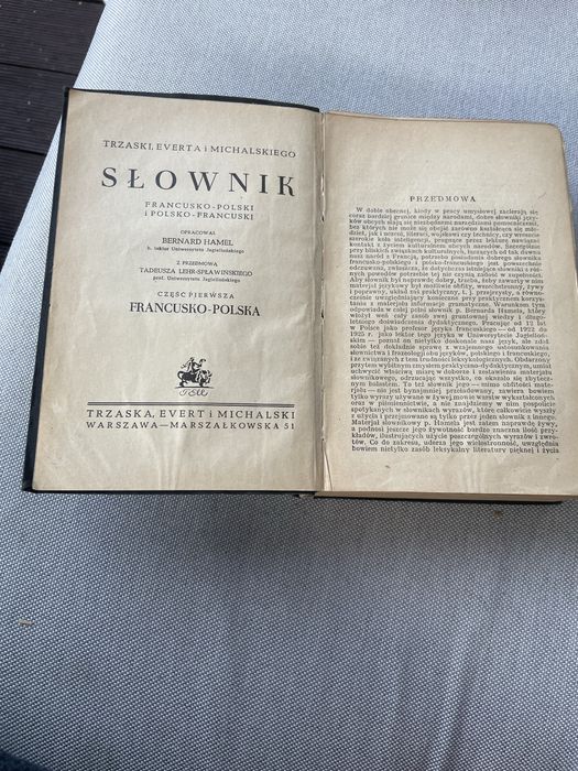 Książka słownik francusko polski